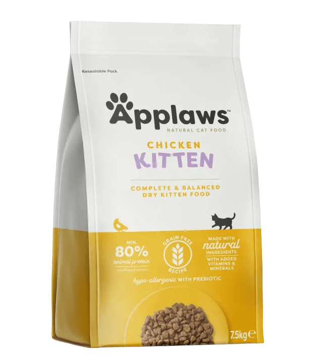 Applaws kuivtoit kassipojale kanalihaga 7,5kg