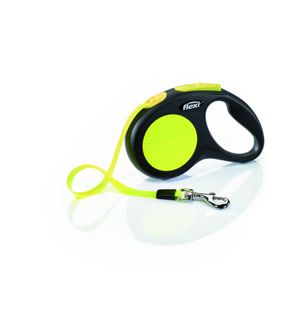 Flexi Classic Neon lintrihm S/5 m, neoon