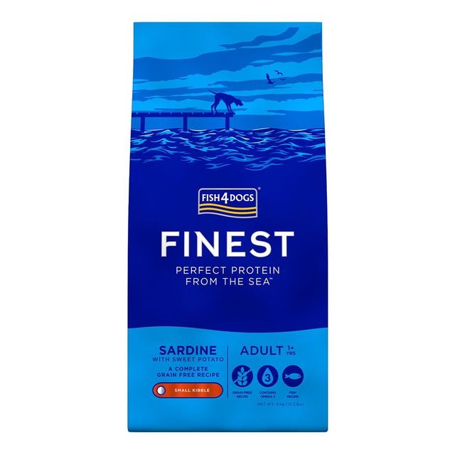 Fish4Dogs Small kuivtoit täiskasvanud koertele sardiiniga 1,5 kg