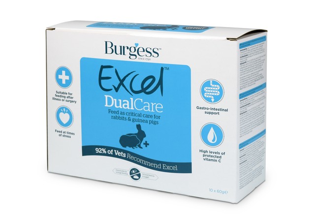 Burgess Excel väikelooma täiendsööt Dualcare 60 g, 10 tk