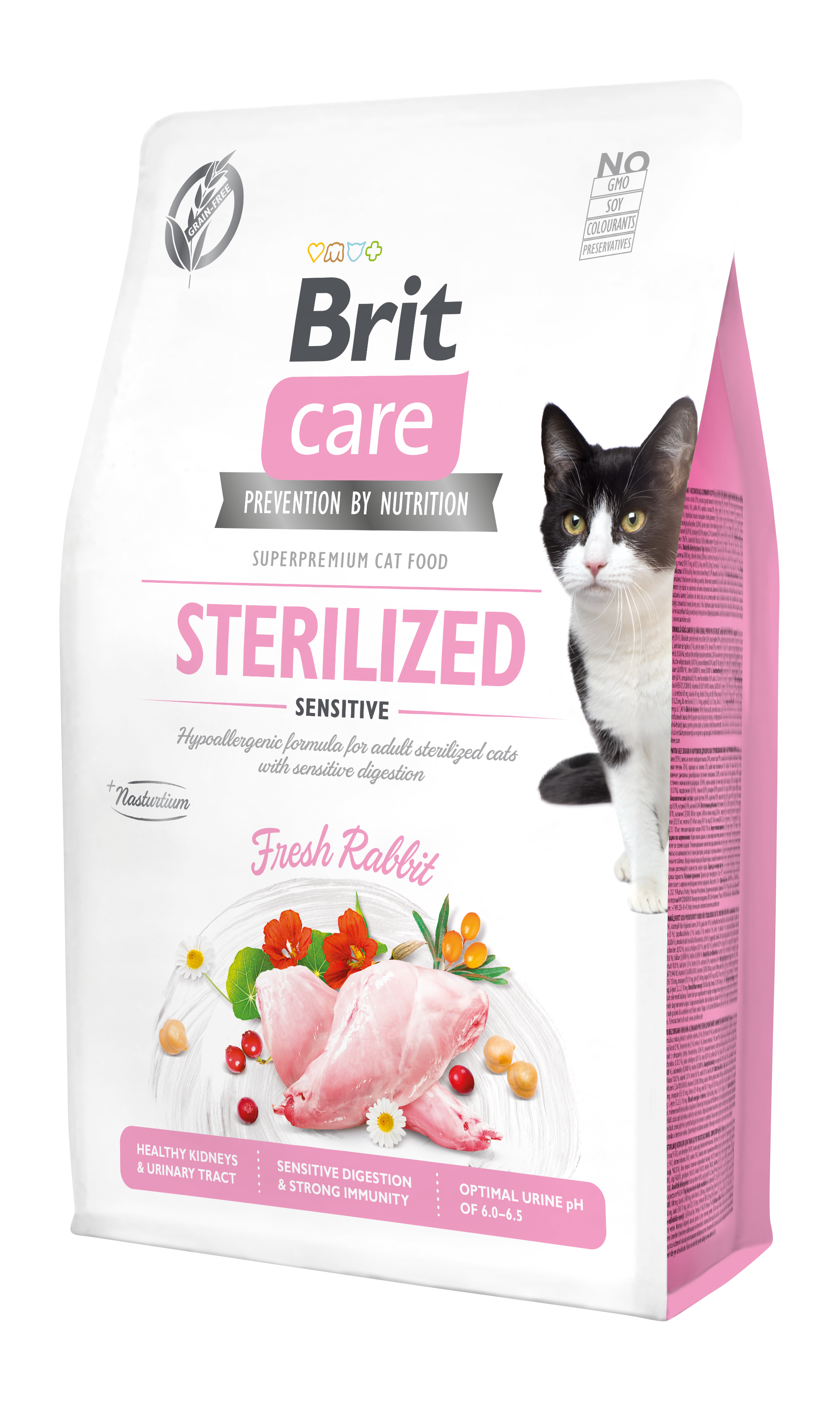 Brit Care Cat Grain-Free Sterilized Sensitive kassitoit 2 kg