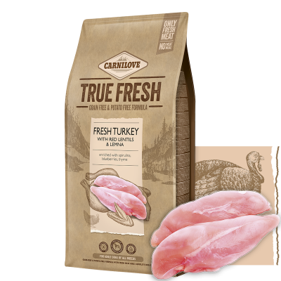 Carnilove True Fresh Turkey koeratoit 4 kg