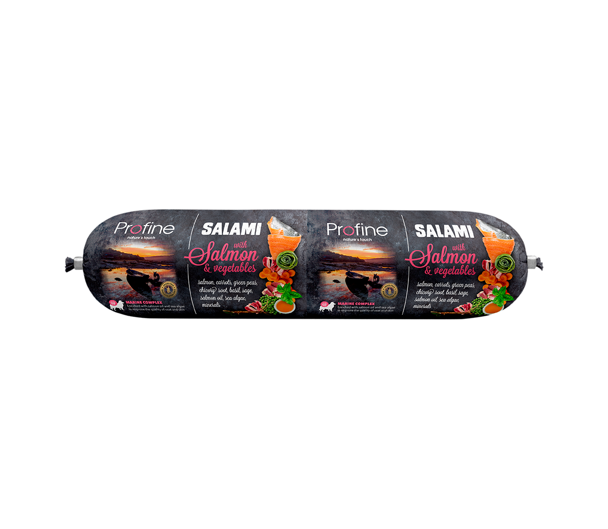 Profine Salmon & Vegetables Salami vorst koertele 800g