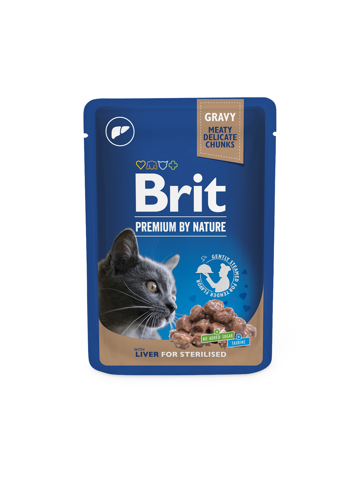 Brit Premium Liver märgtoit steriliseeritud kassidele 100g