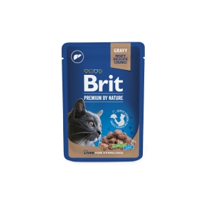 Brit Premium Liver märgtoit steriliseeritud kassidele 100g