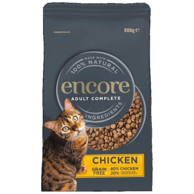 Encore Cat dry food with Chicken 0,8 kg