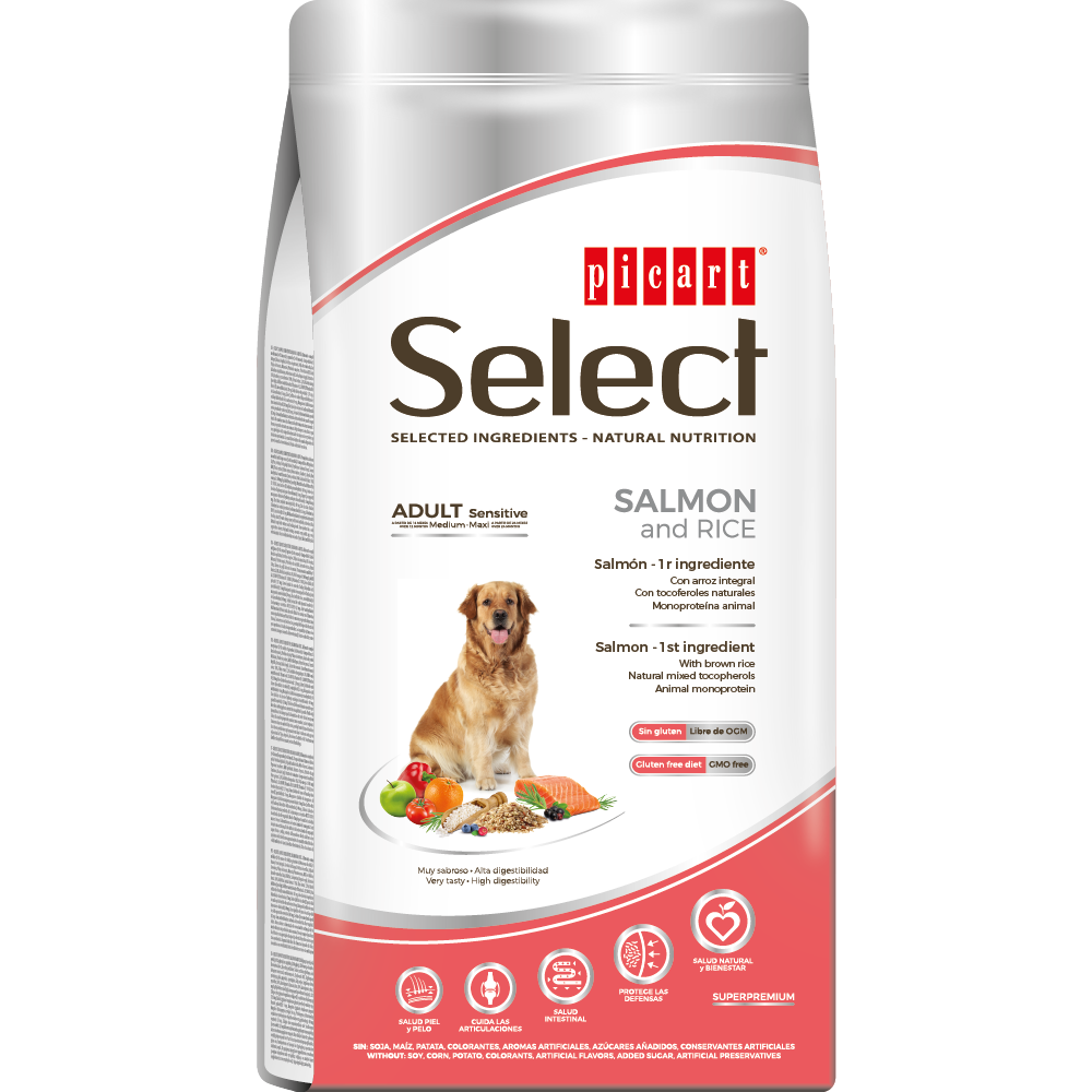 Select Adult Sensitive Salmon and Rice koeratoit 3kg