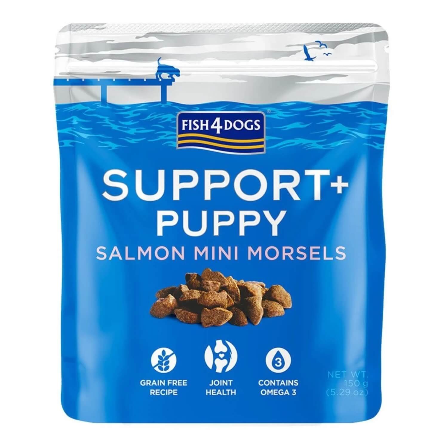 Fish4Dogs Morsels Joint Health, maiused kutsikatele, lõhega 150 g