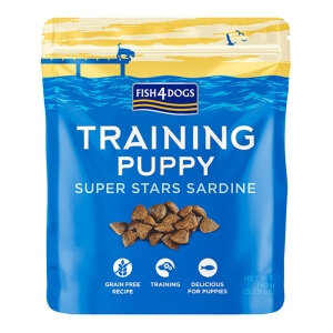 Fish4Dogs Superstars treeningmaiused kutsiketele, sardiiniga 150 g