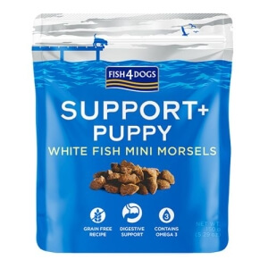 Fish4Dogs Morsels Digestion, maius kutsikale, valge kalaga 150 g