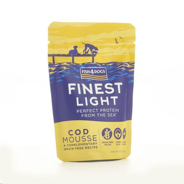 Fish4Dogs Cod Mousse konserv koertele, tursaga 100 g