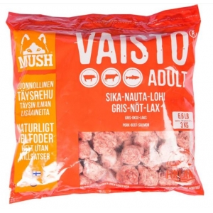 Mush Vaisto koera toortoit siga/veis/lõhe 3 kg