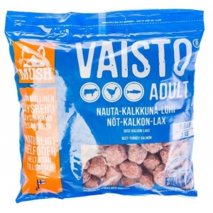 Mush Vaisto koera toortoit veis/kalkun/lõhe 3 kg