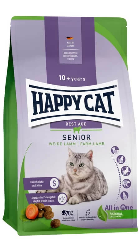 Happy Cat Senior Weide-Lamm 4kg