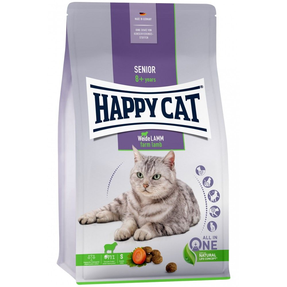 Happy Cat Senior Weide-Lamm 4kg