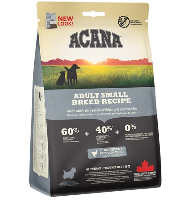 Acana Adult Small Breed Dog Dry Food 340gr