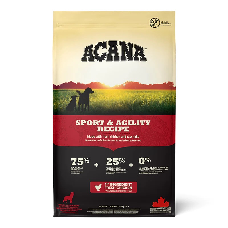 Acana Sport & Agility Dog Dry Food 11.4kg