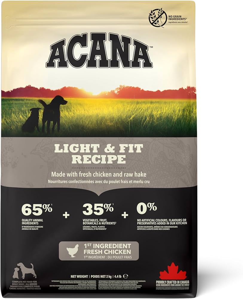 Acana Light & Fit Dog Dry Food 2kg