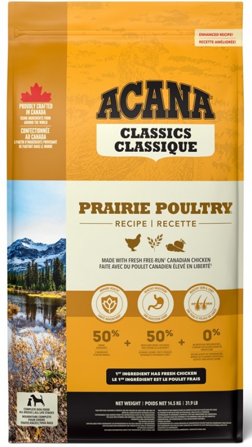 Acana Classics Prairie Poultry Dry Dog Food 14.5kg