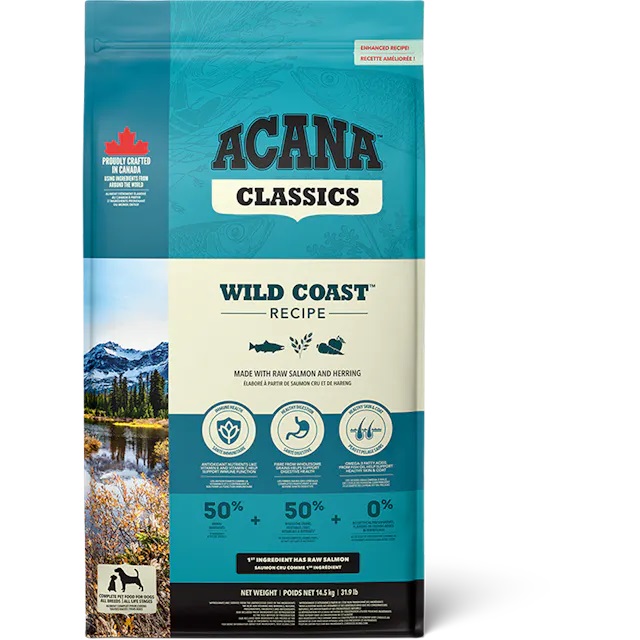 Acana Classics Wild Coast Dry Dog Food 14.5kg