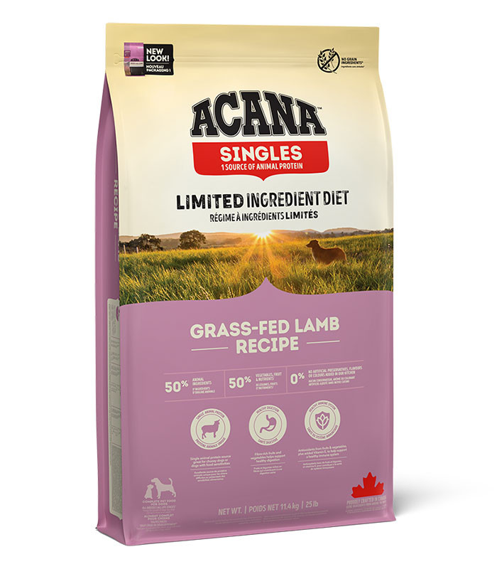 Acana Singles Grass-Fed Lamb Dry Dog Food 11.4kg