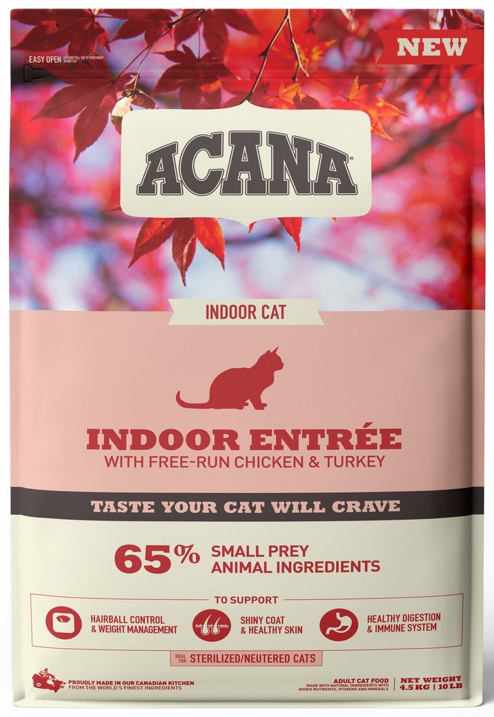 Аcana Indoor Entrée Cat Dry Food 4.5kg