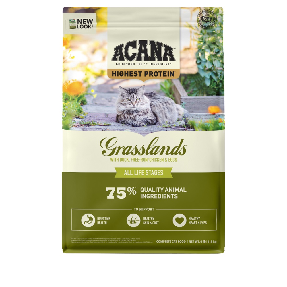 Acana Grasslands Cat Dry Food 1.8kg