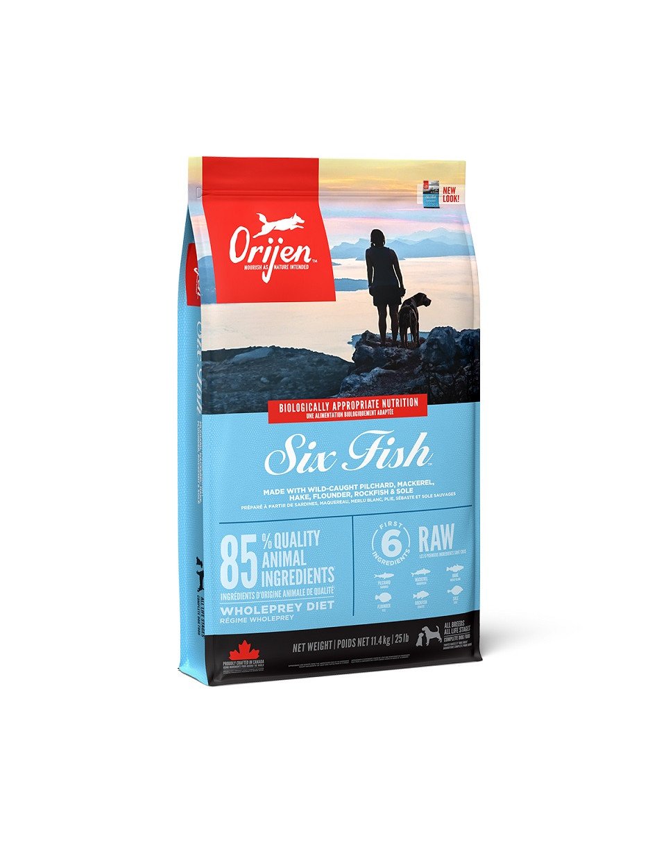 Orijen Six Fish Dog Dry Food 11.4kg