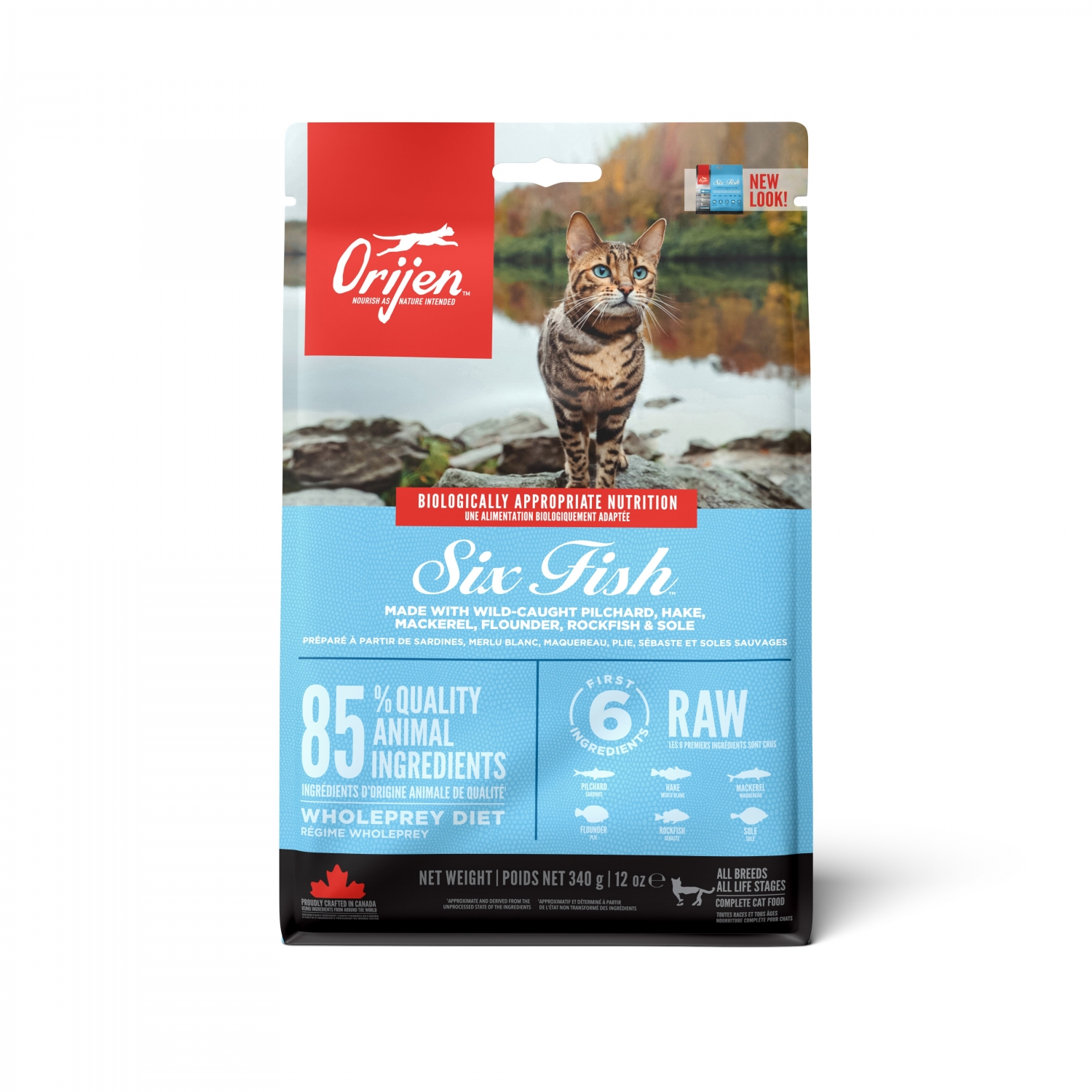 Orijen Six Fish Cat Dry Food 340gr