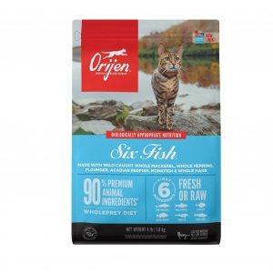 Orijen Six Fish Cat Dry Food 1.8kg