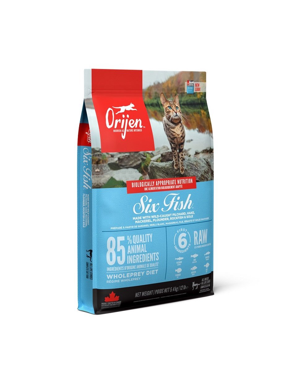 Orijen Six Fish Cat Dry Food 5.4kg