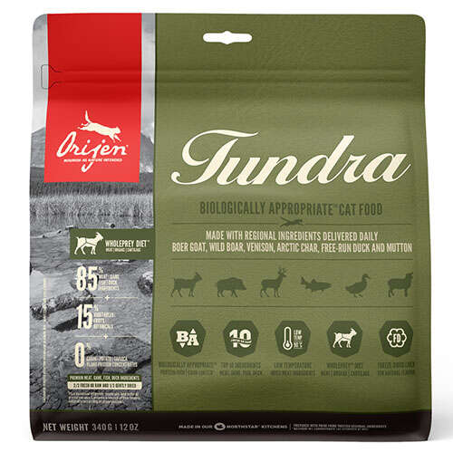 Orijen Tundra Cat Dry Food 340gr