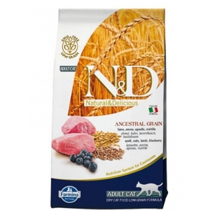 Farmina N&D Ancestral Grain Cat Adult Lamb & Blueberry 1.5kg