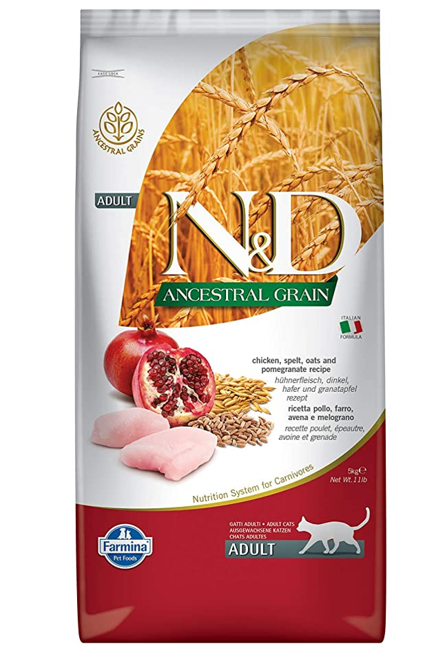 Farmina N&D Ancestral Grain Cat Adult Chicken & Pomegranate 5kg