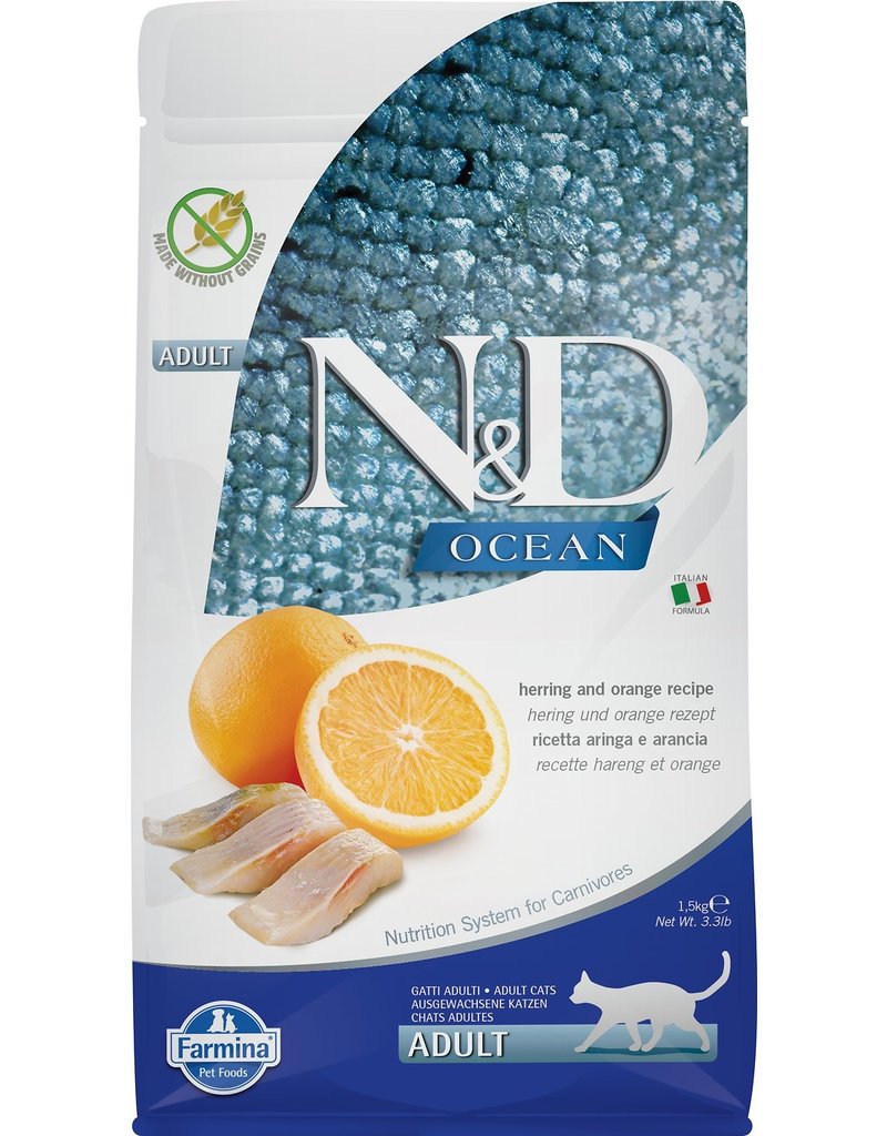 Farmina N&D Ocean Cat Herring And Orange Adult 1.5kg