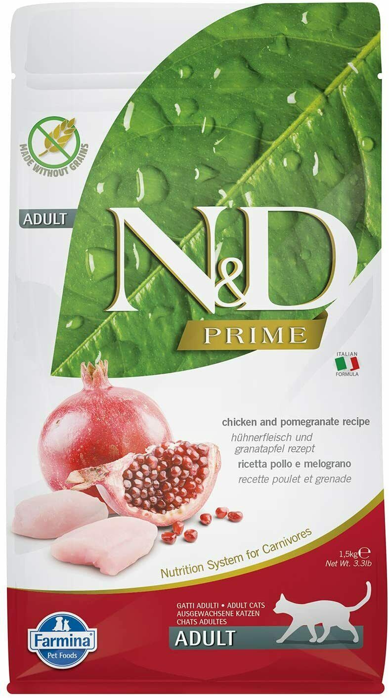 Farmina N&D Prime Cat Adult Chicken & Pomegranate 1.5kg