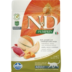 Farmina N&D Pumpkin Adult Cat, Duck & Cantaloupe Melon 300gr