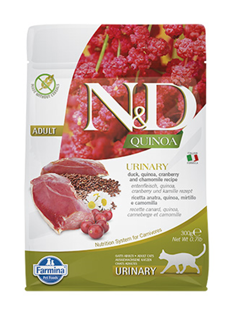 Farmina N&D Quinoa Cat Adult Urinary Duck 300gr