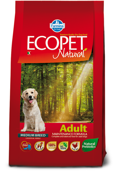 Farmina Ecopet Natural Chicken Medium Adult 12kg