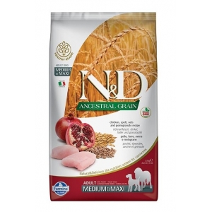 Farmina N&D Ancestral Grain Medium & Maxi Adult Chicken 2.5kg