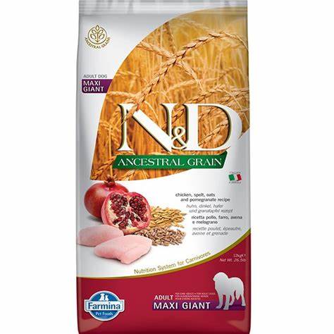 Farmina N&D Ancestral Grain Maxi Giant Adult Chicken 12kg