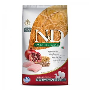 Farmina N&D Ancestral Grain Medium & Maxi Senior Chicken 2.5kg