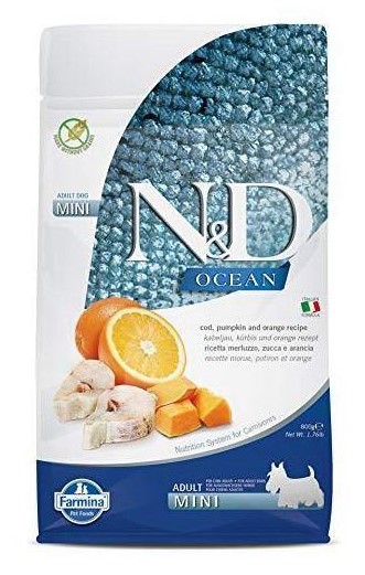 Farmina N&D Ocean Mini Adult Cod fish 800gr