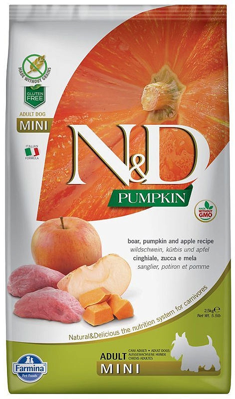 Farmina N&D Pumpkin Mini Adult Boar 2.5kg