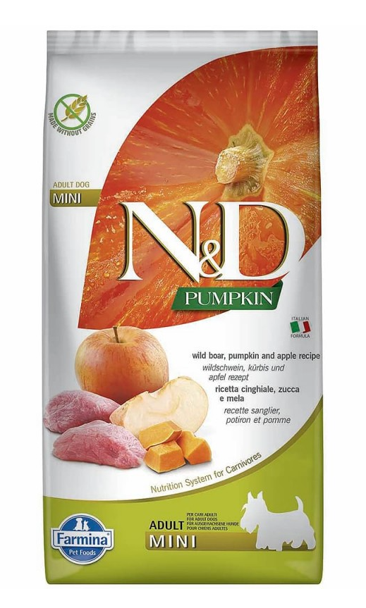 Farmina N&D Pumpkin Mini Adult Boar 7kg