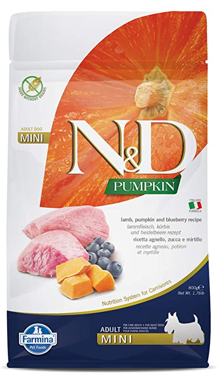 Farmina N&D Pumpkin Mini  Adult Lamb 800gr