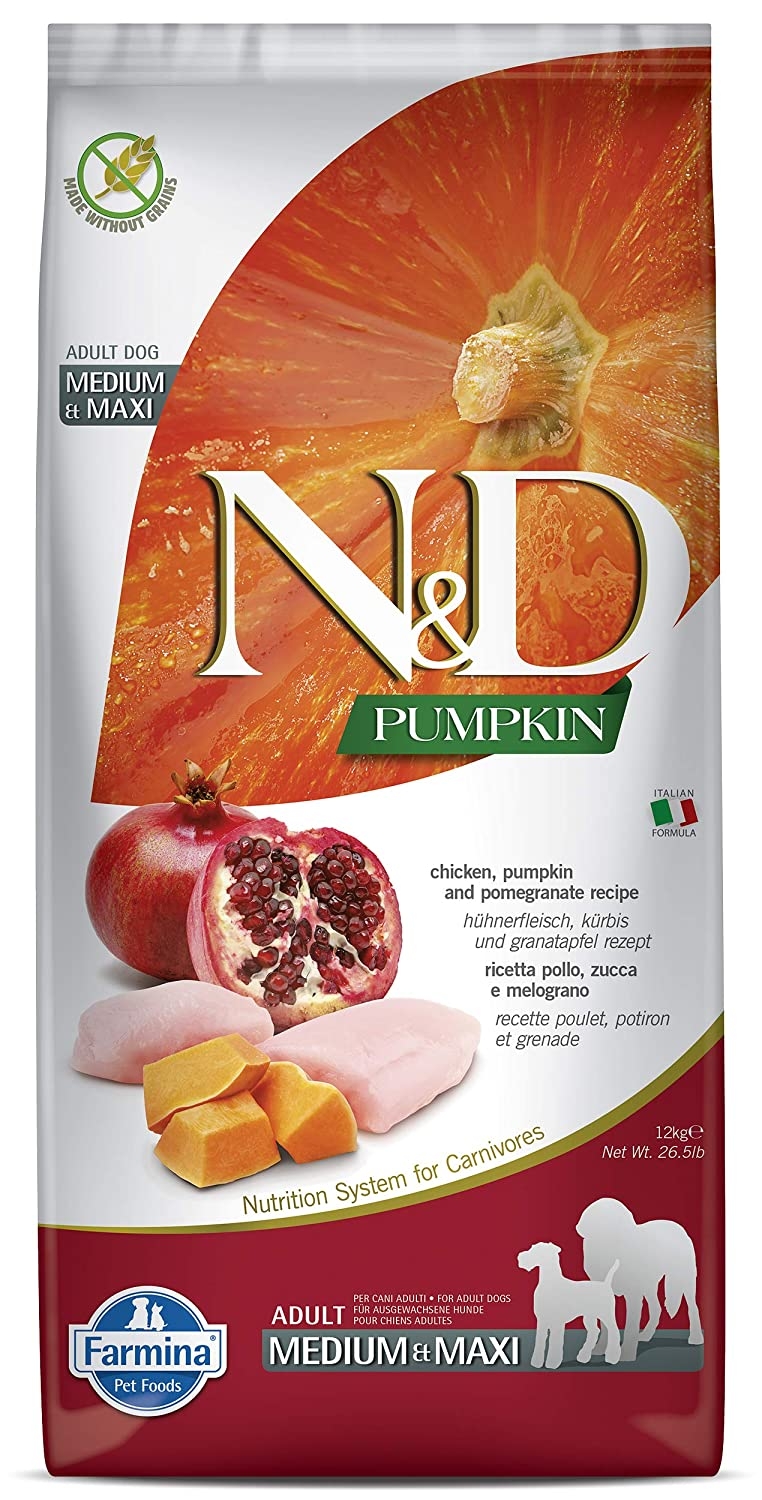 Farmina N&D Pumpkin Medium & Maxi Adult Chicken 12kg