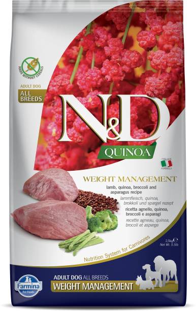 Farmina N&D Quinoa Weight Management All Breeds Adult Lamb 2.5kg