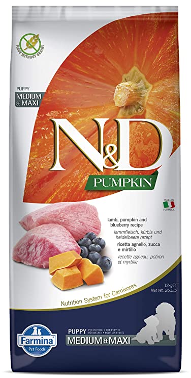 Farmina N&D Pumpkin Medium & Maxi Puppy Lamb 12kg