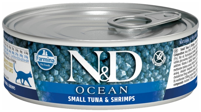 Farmina N&D Ocean Cat Small Tuna & Shrimps 70g